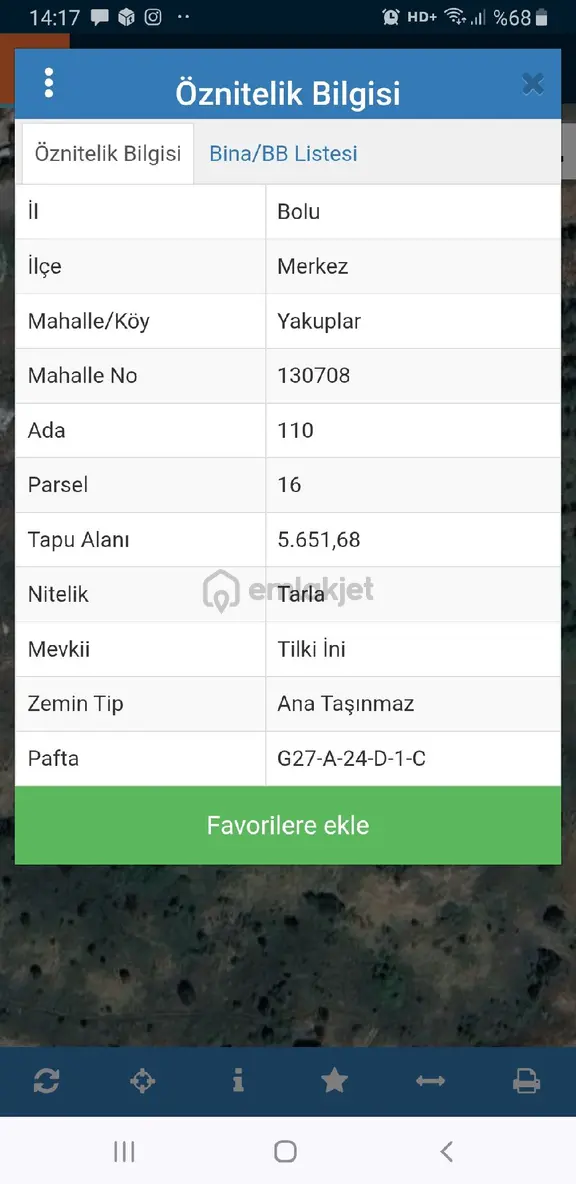 Bolu Merkez Yakuplar'da Arçelik Fabrikaya Yakın Sera Ve Hayvancılık Yapmaya Uygun 5651 M2 Tarla 2