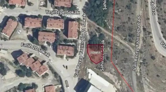 415m2 Huzurevi Yanında Müstakil Parsel İmarlı Satılık Arsa