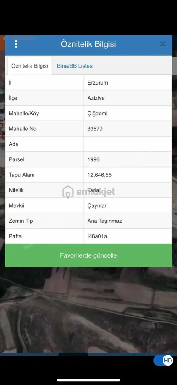 Atılım Gold Emlaktan Erzurum Aziziye Paşayurdu Mahallesinin Girişinde Satılık Tarla 2