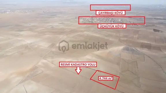 Kütahya Altıntaş Üçhüyük' De 4744 M2 Satılık Tarla 1
