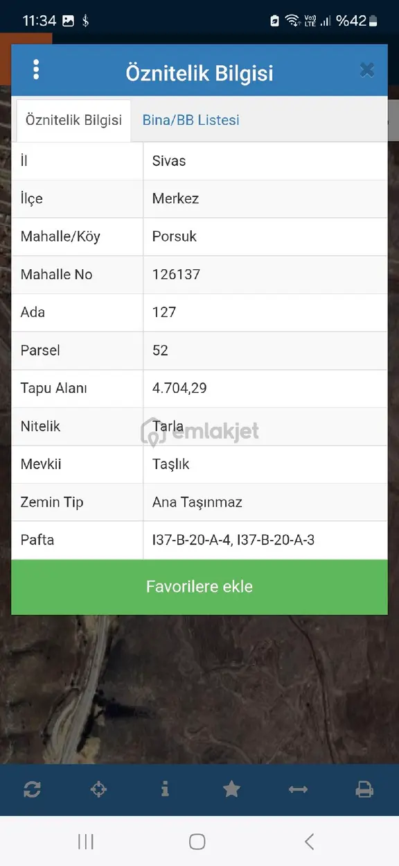 Eslem Gayrimenkulden Porsuk Köyünde Satılık Tarla 2