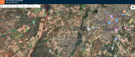 Saray Yuvalı Mah. Hakanlar İnşaattan Satılık 4500m2 Arsa 1