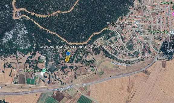 Akseki Cevizli' De Satılık 1406 M2 Tarla 2