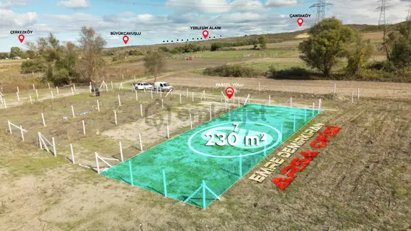 Silivri Değirmenköy 'de 230 M² Düz Konumda Satılık Tarla 2