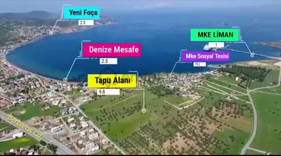 Yenifoça Gencellide Denize 250m Mesafede Satılık Arsalar 1