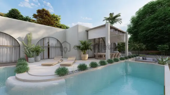 Bodrum Kızılağaç'ta Bali Konseptli Satılık Villa 1