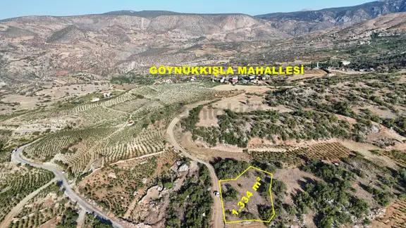 Konya / Hadim / Göynükkışla Mahallesinde 1.334 M² Müstakil Tapulu Tarla 2