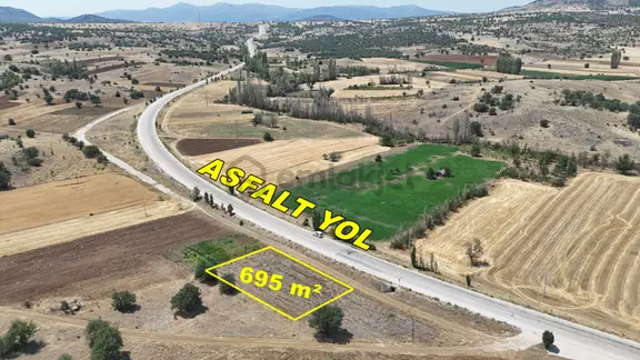 Konya / Güneysınır / Mehmetali Mahallesinde 695 M² Müstakil Tapulu Tarla 1