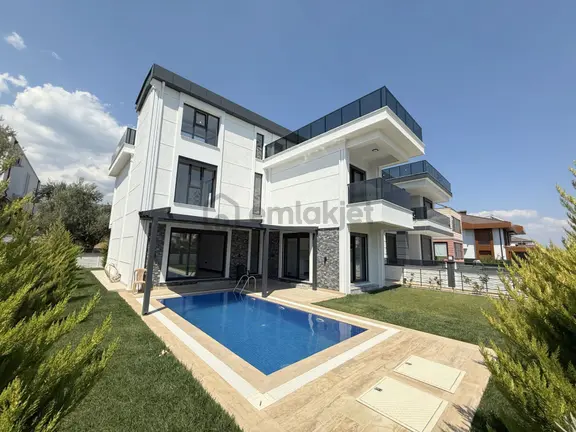 💥💥 Güç Gayrimenkul'den Tahtakuşlar'da Deniz Ve Kazdağları Manzaralı Lüx Satılık 5+1 Villa 1