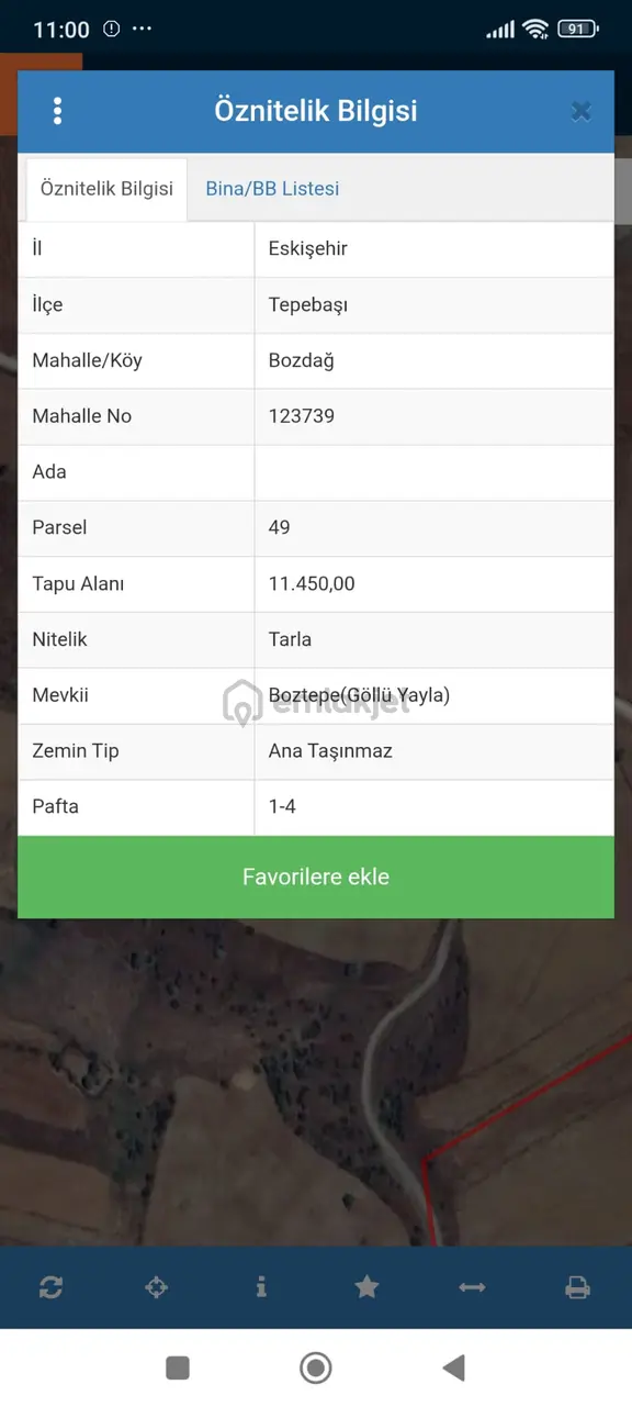 Şendoğan Emlak Ve Gayrimenkulden Bozdağ Mahallesinde Satılık Tarla 2