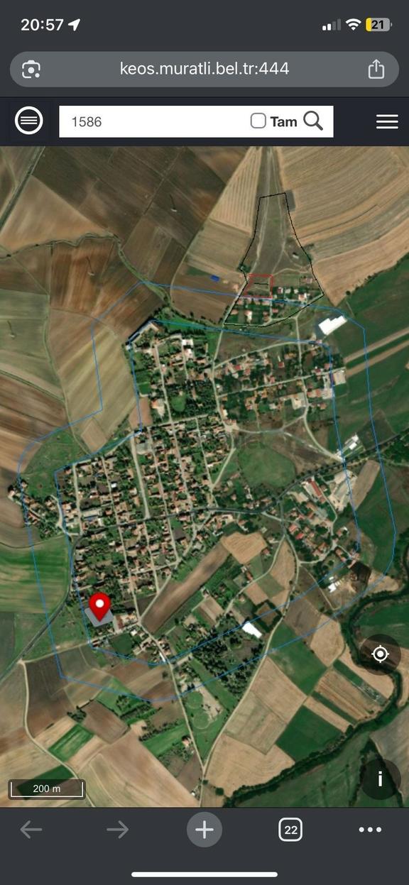 Tekirdağ Muratlı Ballıhoca 1800 M2 3 Kat %75 İmarlı Arsa 2