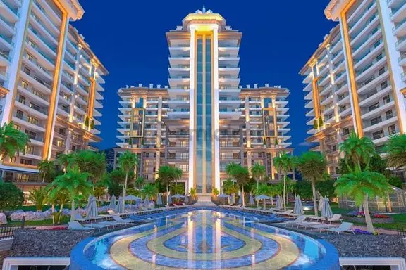 Alanya Mahmutlarda – Tam Deniz Manzaralı Ultra Lüks 3+1 1