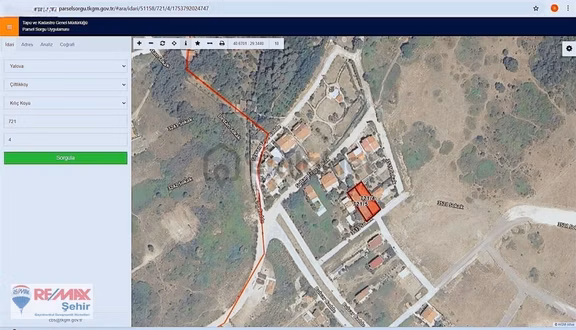 Çiftlikköy Çiftlik Mah. De Deniz Manzaralı Satılık 893m2 Arsa 1