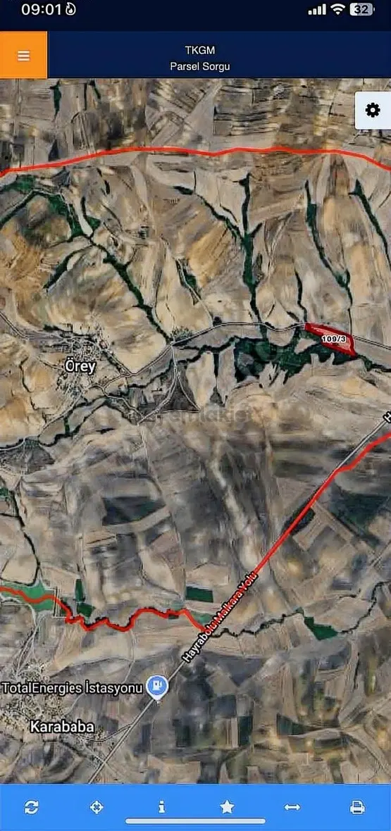 Örey De Satılık Cadde Üstü Parsel 210 M2 2