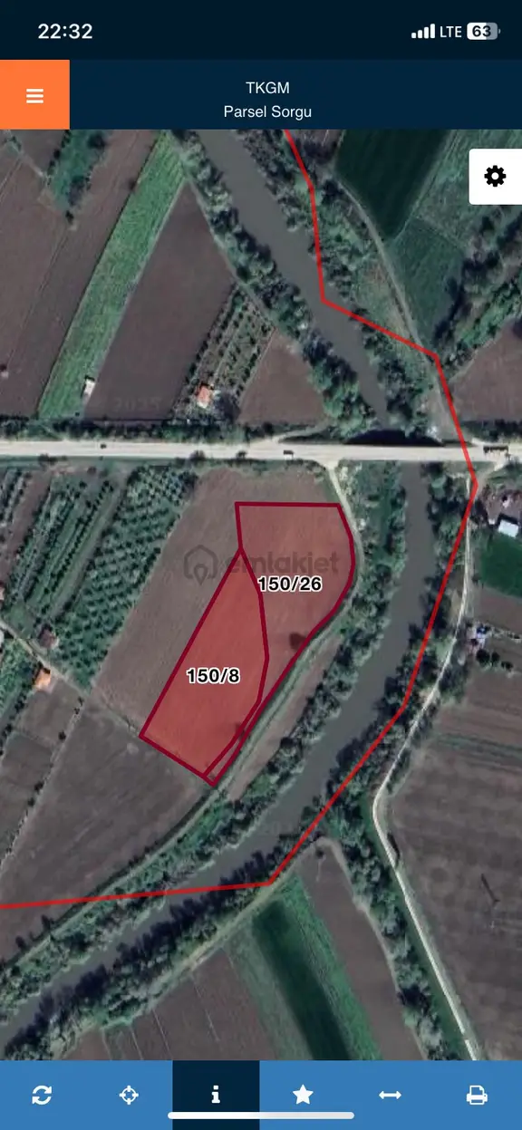 Amasya Merkez Karasenir Mah.satılık Tarla 12300 Mk. 1