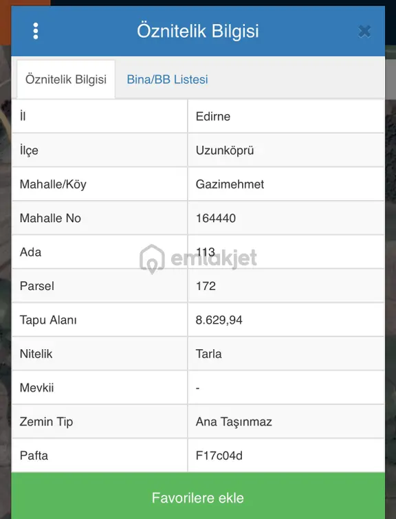 Vizyonlife Gayrimenkulden Asfalt Cephe Tek Tapu İmara Yakın Satılık Tarla 2