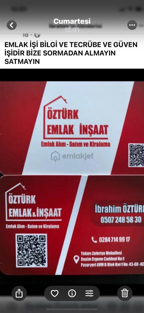 Keşan Gökcetepe Sahilinde Satılık Arsa 1
