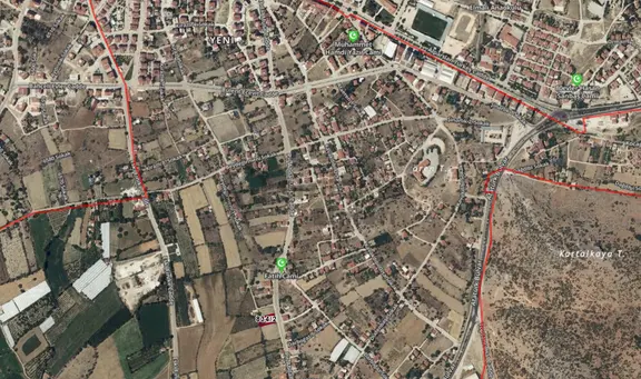 Elmalı Yeni Mahallede Ana Yola Cephe Kat Karşılığı 1.255 M2 Arsa 2