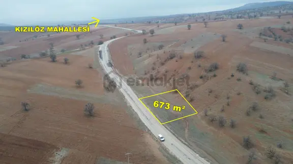 Konya / Güneysınır / Kızılöz Mahallesinde 673 M² Müstakil Tapulu Tarla 1