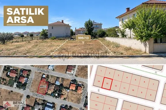 Beyaz Emlak'tan Karşıyaka Mah. 269m2 Satılık Arsa 1