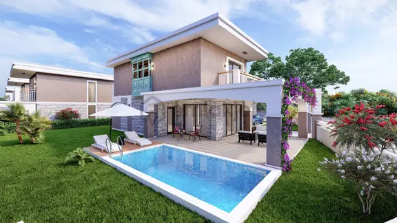 Butik Bır Sıtede-guvenlık-özel Havuz-otopark-400m2 Bahçe-yerden Isıtma-lüx-akıllı Ev-tamamı Müstakil 1