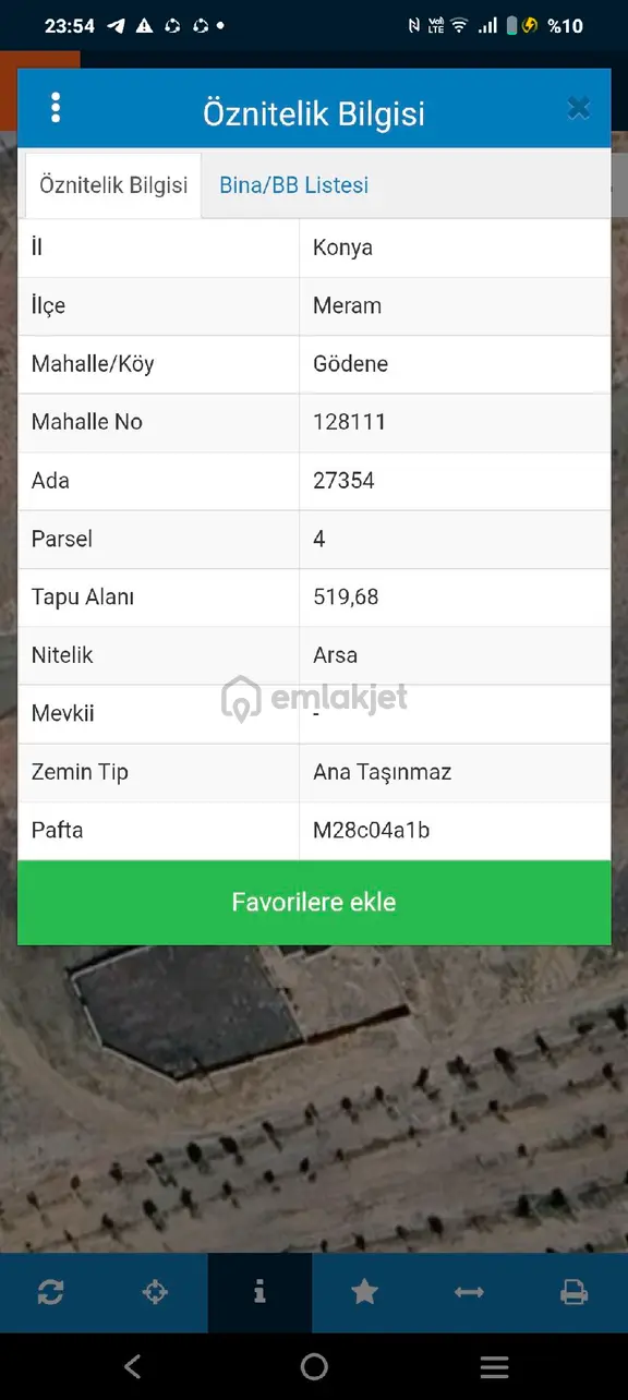Gödene Toki'de 519 Metrekare İki Kata İmarlı Arsa 2