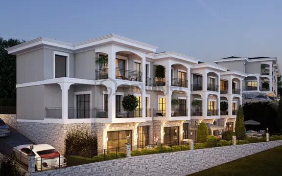 Aclass'dan Butik Bır Sıte Icerısınde Denız Manzaralı-havuz-otopark-bahçe-yeni Yapım 1+1 Lüx Daire 2