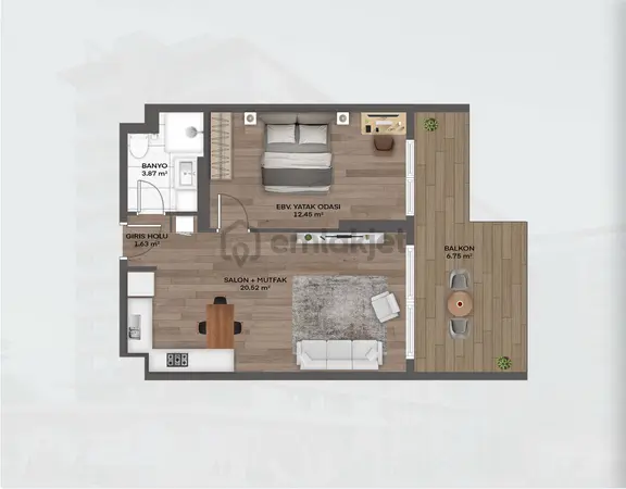 Valory Güneşli’de 1+1 Ferah Daire – Konfor Ve Yatırım Bir Arada 1