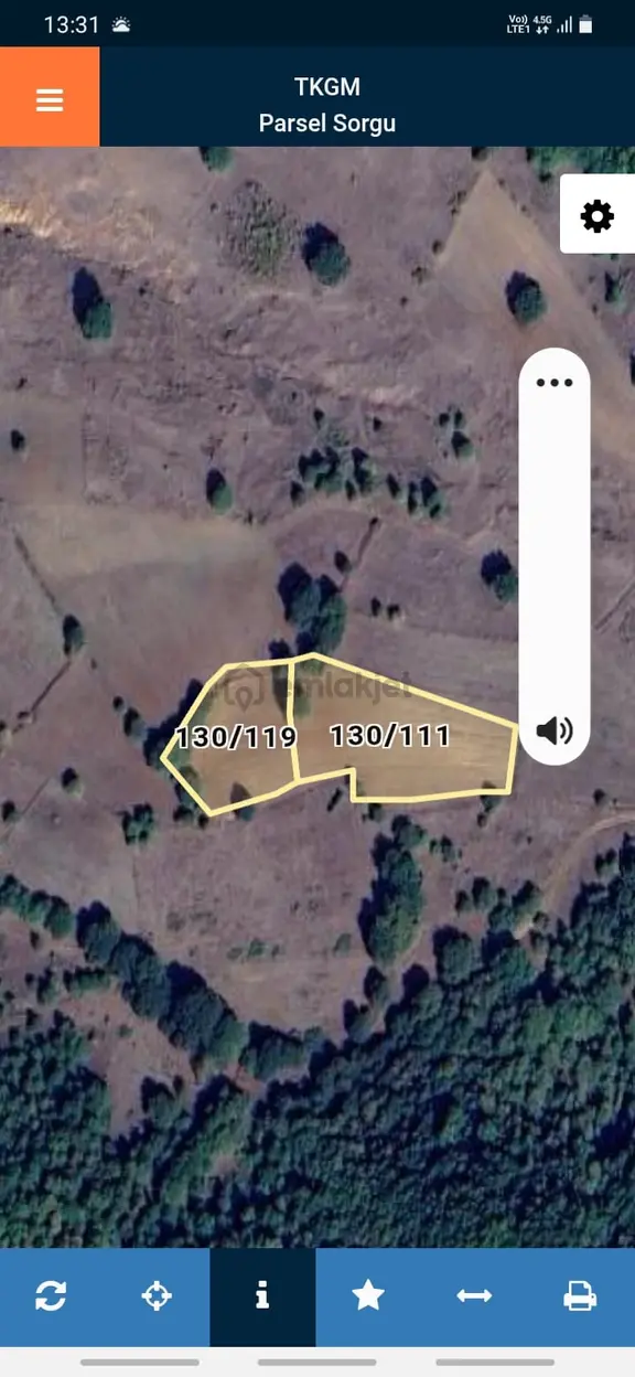 Bursa İnegöl Satılık Tarla 1483m2 1