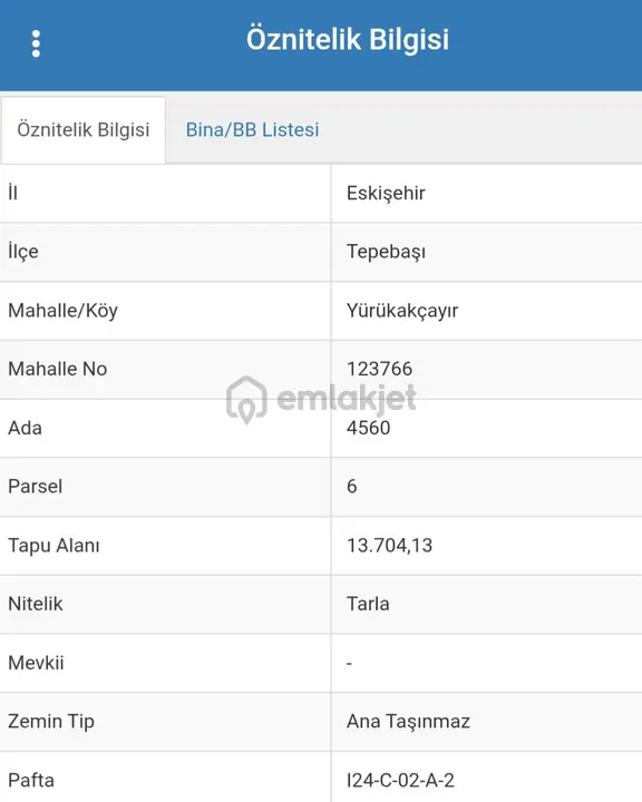 Yürükakçayırda Acil Satılık Tarla 2
