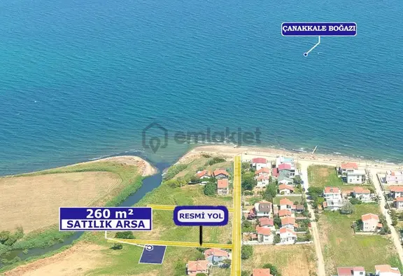 Lapseki Emek Tatilde Denize 170 M Muhteşem Konumda Fırsat Arsa 1