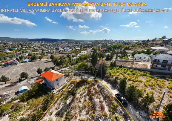 Mersin Erdemli Sarıkaya Yaylamızda Satılık 527 M2 Villa Arsası 1