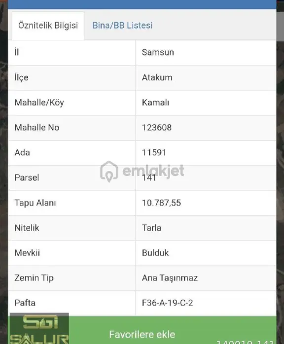 Salur Gayrimenkul’den Satılık Tarla 2