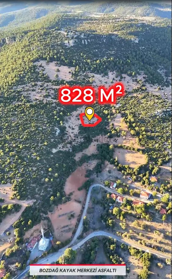 Şahin Emlaktan Denizli Acıpayam Mevlütler Mah. Satılık 828 M² Tarla 2