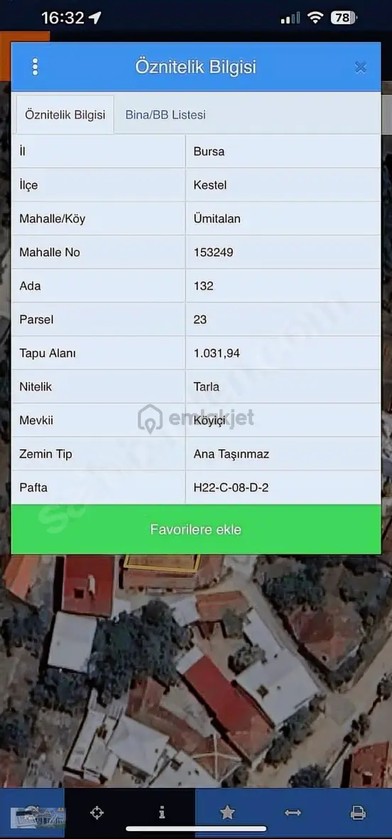 Kestel Ümitalanda Köy İçi Satılık Arsa 2