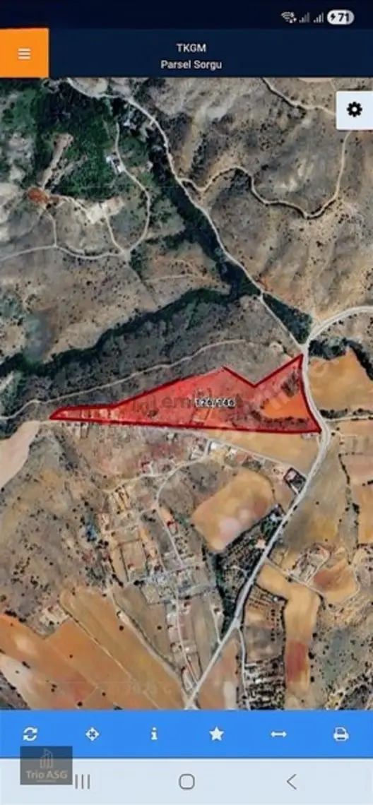 Ankara Memlik'te Ana Yola Cephe 201m² Tarla Hissesi 1