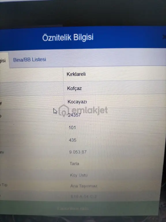 Kocayazı Köyü Satılık Tarla. 2