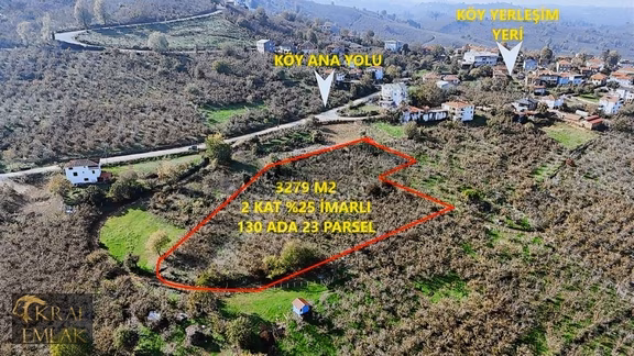 Beyören Köyünde İmarlı 3279 M2 Satılık Fındık Bahçesi 1