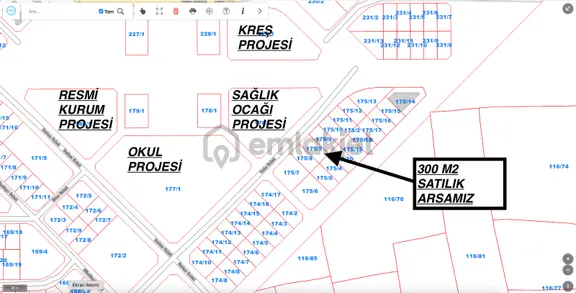 Satılık Arsa- Kreş Sağlık Ocağı Ve Okul Projesine Sıfır Noktada 1