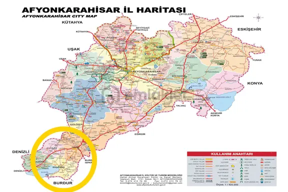Afyonkarahisar-başmakçı-çığrı-satılık 3176m2-tarla 2