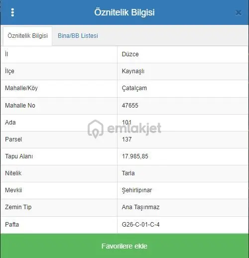 Akmanoğlu Emlak'tan Çatalçam Köyünde 1000 M2 Satılık Parsel Fındık Tarlası 2