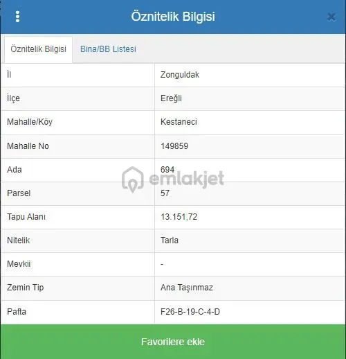 Akmanoğlu Emlak'tan Zonguldak Ereğli Kestaneci Mahallesinde Satılık Hisse 2