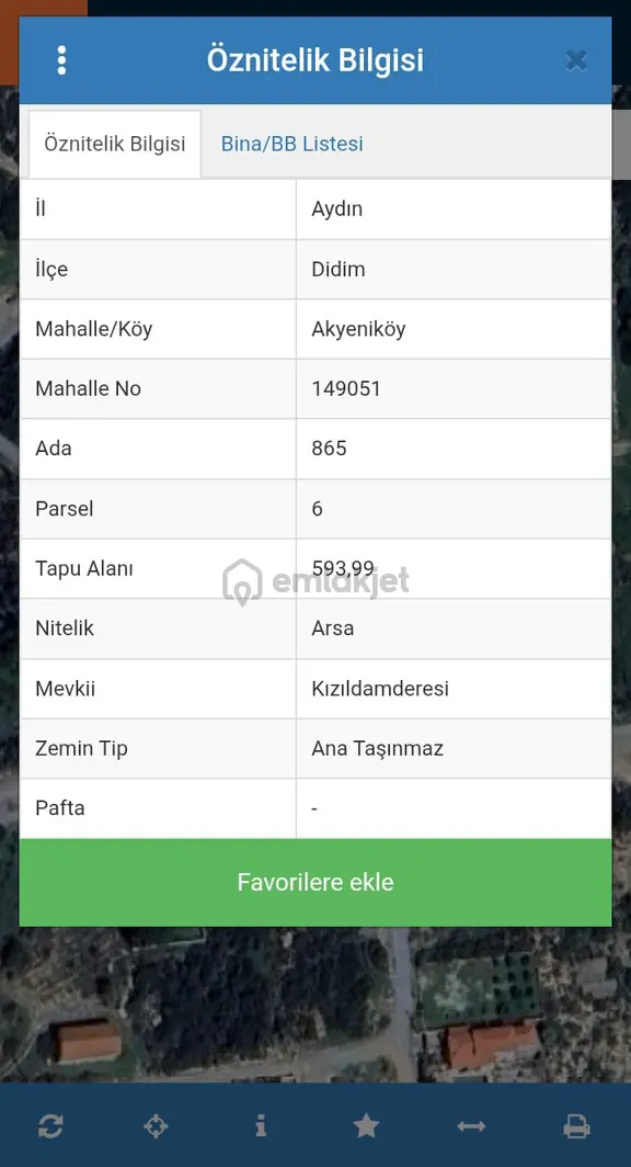 Didim Akyeniköyde Satılık Villa Arsası 2