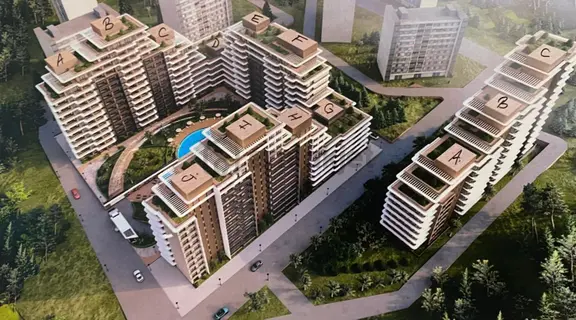 New Town - İzbeton Denetımlı Projoden Satılık 1+1 1