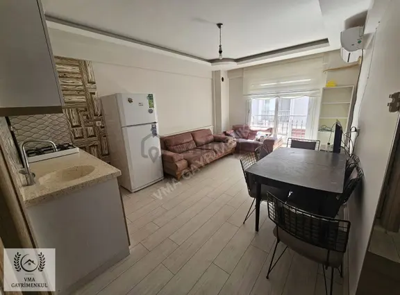 Orta Mah. Eşyalı Çift Cepheli Balkonlu 1+1 Dairemiz Satılıktır. 1