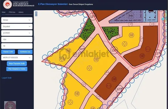 Esentepe Yeniferkte 1246m2 %90 İmarı Mevcut Arsa 1