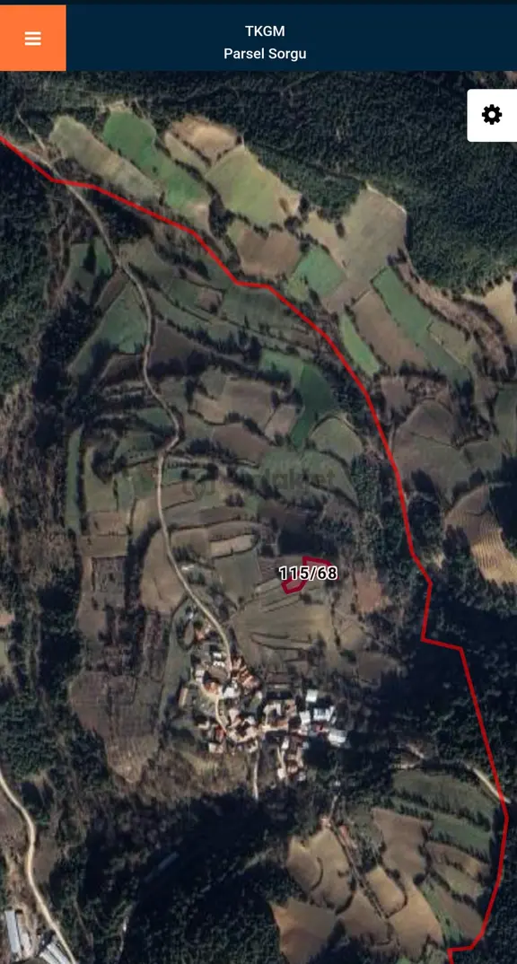 Bolu Merkez Topardıç Köyü Yerleşime Yakın 1180 M2 Tarla 2