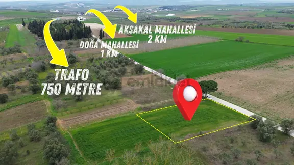 Sevinç'ten 32 Metre Asfalt Cepheli Yerleşim Yakını Satılık Arazi 2