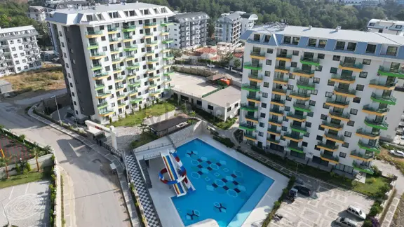 Alanya Avsallar. Konak Green Towers 1+1. Satılık İki Daire. (ru.uk.kz.en) 1