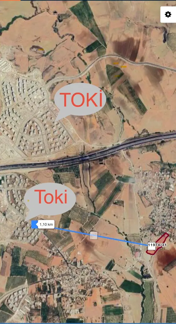 Kuyumcular Toki Yakını 614 M2 Satılık Yatırımlık Hisseli Arsa 1